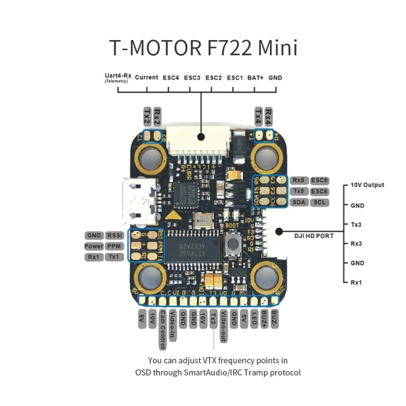 وحدة تحكم طيران T-Motor MINI F - مراجعة Betaflight Fc F7 وسعره